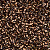 Delica 11/0 RD #0150 Brown Silver Lined 5.2g Vial